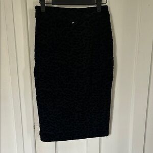 Killstar Black léopard Pencil Skirt